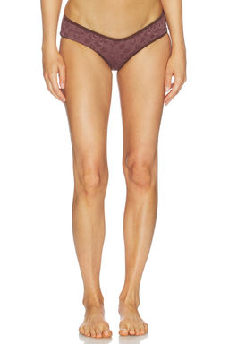 Free People - Bayside Frankie Women's Embroidered Hipster Bikini Bottom Brown