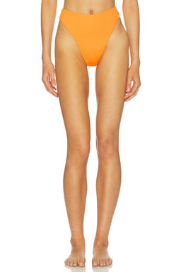 HAIGHT. - Mah Women's High-Waist Pull-On Bikini Bottom Orange