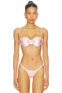 ISA BOULDER - Ride Women's Padded Underwire Bikini Top Pink