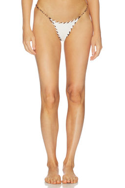 Indah - Trish Women's Stretch String Bikini Bottom Ivory
