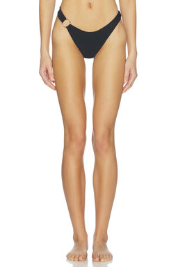 lovewave - Vidi Women's High Cut O-Ring Bikini Bottom Black