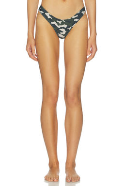 lovewave - Ryder Women's Pull-On Stretch Bikini Bottom Green