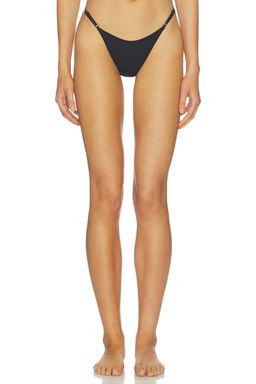 lovewave - Saskia Women's Adjustable Strap Bikini Bottom Black