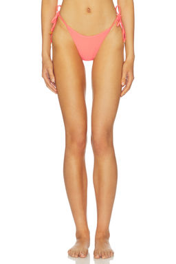 Maaji - Sunset Punch Women's Reversible Side Tie Bikini Bottom Red