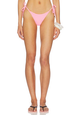 Maaji - Rose Mirage Women's Reversible Side Tie Bikini Bottom Pink