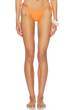 Maaji - Solar Reverie Women's Reversible Side Tie Bikini Bottom Orange