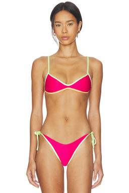 Maaji - Sundazed Bari Women's Unpadded Adjustable Strap Bikini Top Pink