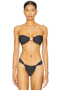 Runaway The Label - Brazil Women's Unpadded Tie-Up Bikini Top Black