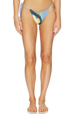 Significant Other - Karah Tie Women's Side-Tie Bikini Bottoms Multi-Color