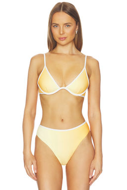 Significant Other - Spencer Women's Underwire Balconette Bikini Top Yellow