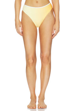 Significant Other - Kaila Women's High Waist Bikini Bottom Yellow