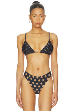 Simon Miller - Bwai Women's Unpadded Back Tie Bikini Top Black