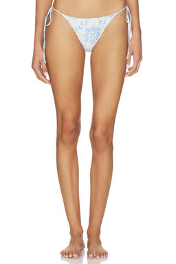 Shani Shemer - Khloe de Women's Side Tie Ruched Bikini Bottom Aqua