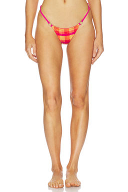 Tiger Mist - Ayanna Women's Reversible Pull-On Bikini Bottom Pink