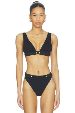 Vix Swimwear - Lian Safira Women's Padded Studded Bikini Top Black