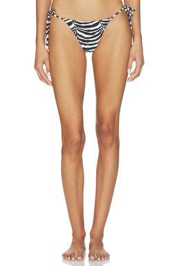Vix Swimwear - Tie Side Women's Cheeky Brazilian Bikini Bottoms Black