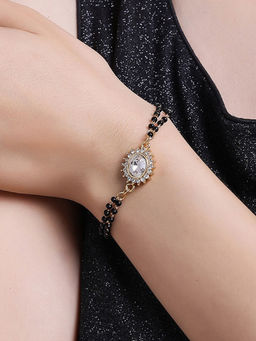 Estele - Gold Plated Significant Mangalsutra Bracelet for Women