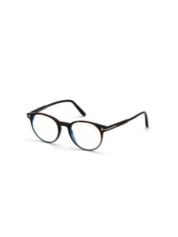 Tom Ford Eyewear - Men Black Round Eyeglass Frames - FT5695-B 49 056