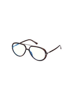 Tom Ford Eyewear - Unisex Brown Pilot Eyeglass Frames - FT5838-B 57 052