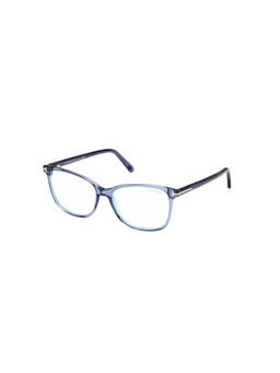 Tom Ford Eyewear - Women Blue Square Eyeglass Frames - FT5842-B 56 090