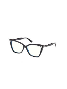 Tom Ford Eyewear - Women Black Cat Eye Eyeglass Frames - FT5844-B 55 001