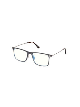 Tom Ford Eyewear - Men Grey Square Eyeglass Frames - FT5865-B 55 020
