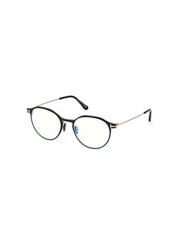 Tom Ford Eyewear - Men Black Oval Eyeglass Frames - FT5866-B 52 002