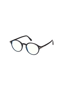 Tom Ford Eyewear - Unisex Black Oval Eyeglass Frames - FT5867-B 49 001