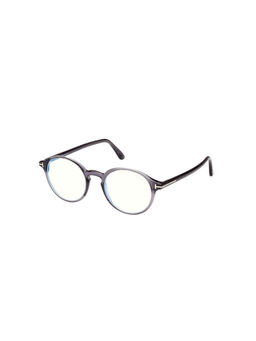 Tom Ford Eyewear - Unisex Grey Oval Eyeglass Frames - FT5867-B 49 020