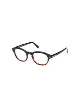Tom Ford Eyewear - Men Black Oval Eyeglass Frames - FT5871-B 49 005