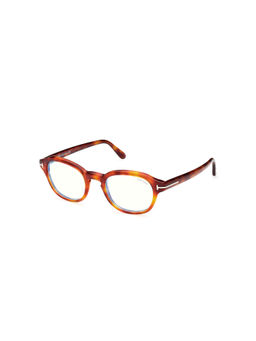 Tom Ford Eyewear - Men Brown Oval Eyeglass Frames - FT5871-B 49 053