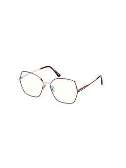 Tom Ford Eyewear - Women Gold Butterfly Eyeglass Frames - FT5876-B 56 028