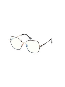 Tom Ford Eyewear - Women Gold Butterfly Eyeglass Frames - FT5876-B 56 032