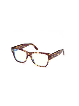 Tom Ford Eyewear - Women Brown Square Eyeglass Frames - FT5878-B 55 055