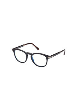 Tom Ford Eyewear - Unisex Black Oval Eyeglass Frames - FT5891-B 49 005