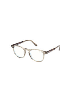 Tom Ford Eyewear - Unisex Grey Oval Eyeglass Frames - FT5891-B 49 095