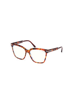 Tom Ford Eyewear - Women Brown Square Eyeglass Frames - FT5892-B 56 054