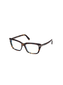 Tom Ford Eyewear - Women Brown Cat Eye Eyeglass Frames - FT5894-B 56 052