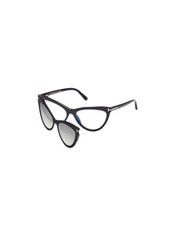 Tom Ford Eyewear - Women Black Cat Eye Eyeglass Frames - FT5896-B 56 001