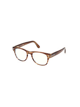 Tom Ford Eyewear - Men Brown Square Eyeglass Frames - FT5898-B 52 050