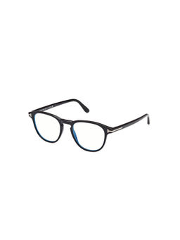 Tom Ford Eyewear - Men Black Oval Eyeglass Frames - FT5899-B 48 001