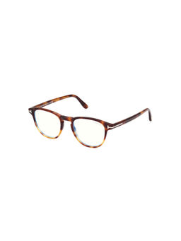 Tom Ford Eyewear - Men Brown Oval Eyeglass Frames - FT5899-B 48 056
