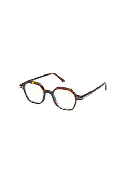 Tom Ford Eyewear - Men Brown Irregular Eyeglass Frames - FT5900-B 46 056