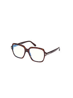 Tom Ford Eyewear - Women Brown Square Eyeglass Frames - FT5908-B 54 052