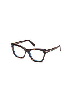 Tom Ford Eyewear - Women Brown Cat Eye Eyeglass Frames - FT5909-B 53 052