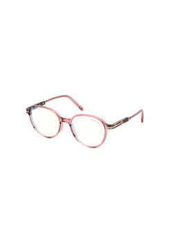 Tom Ford Eyewear - Women Pink Oval Eyeglass Frames - FT5910-B 52 072