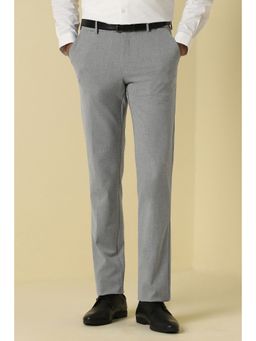 Allen Solly - Men Grey Polyester Trousers