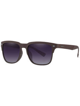 PARIM - Polarized Unisex Wayfarer Sunglasses Brown Frame Orange Lenses SKU 1021 T1