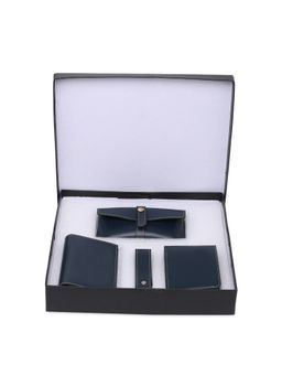 MBOSS - Gift Hamper With Wallet Keychain Passport Cover Sunglasses Cover Combo Set For Men & Women