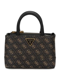 Guess - Cordelia Logo Mini Satchel Black Handbags